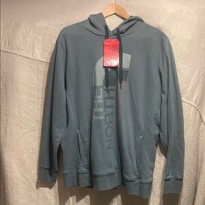 The North Face Gray Sweatshirt with Soft Texture and Relaxed Fit